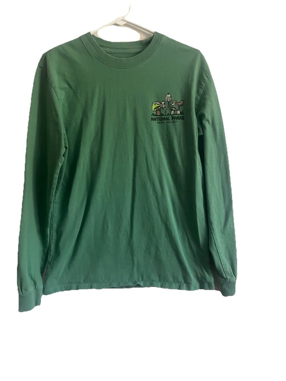 Parks Project National Parks Mushroom Graphic Long Sleeve T Shirt Green Small